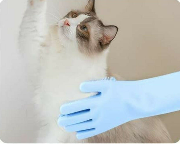 Silicone Pet Grooming Gloves